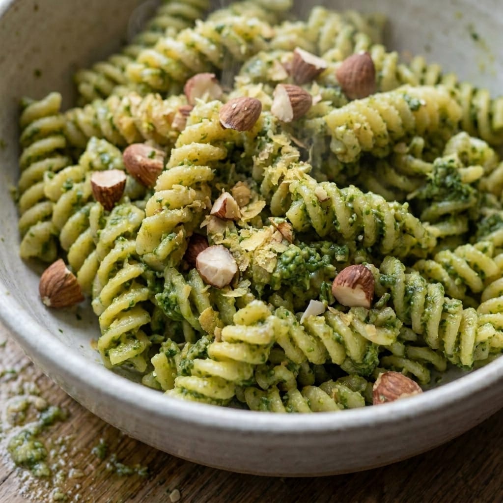 Garlic Scape Pesto Pasta Salad