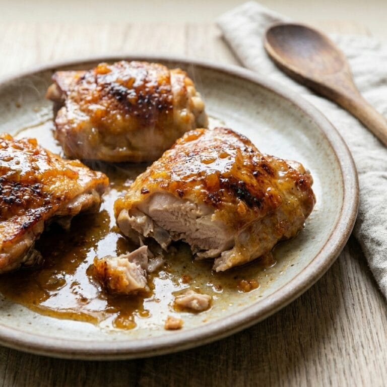 One-Pan Apricot Glazed Chicken
