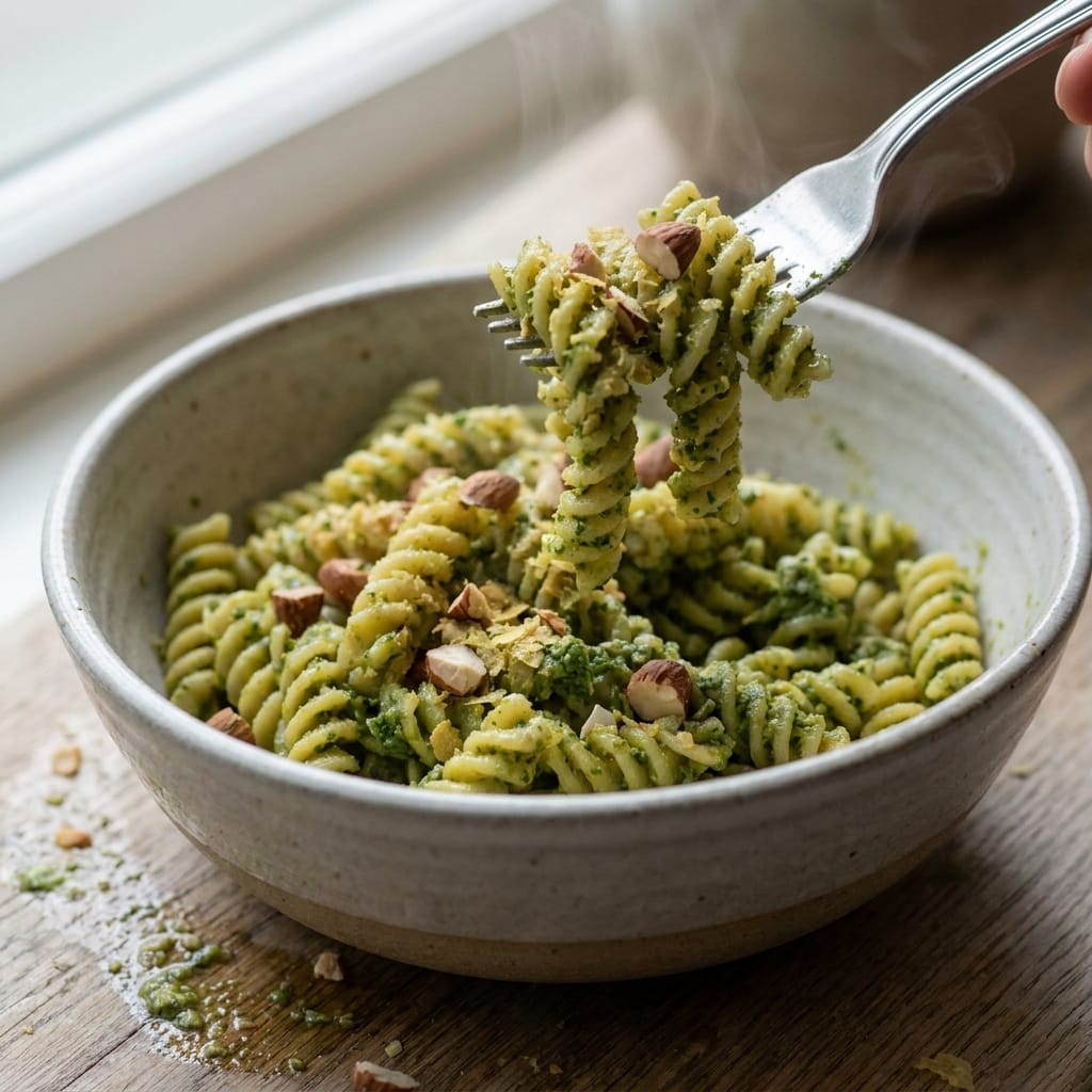 Garlic Scape Pesto Pasta Salad