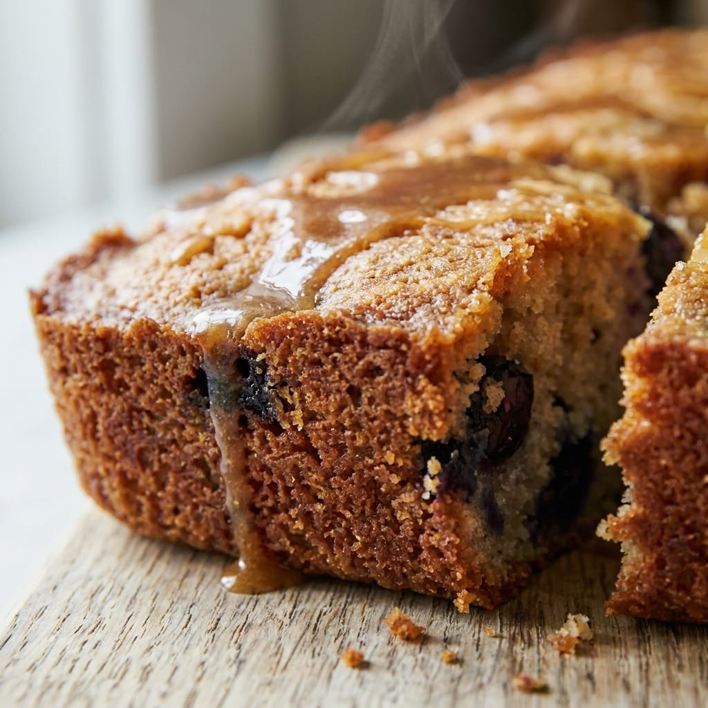 Brown Butter Blueberry Pancake Sheet Cake