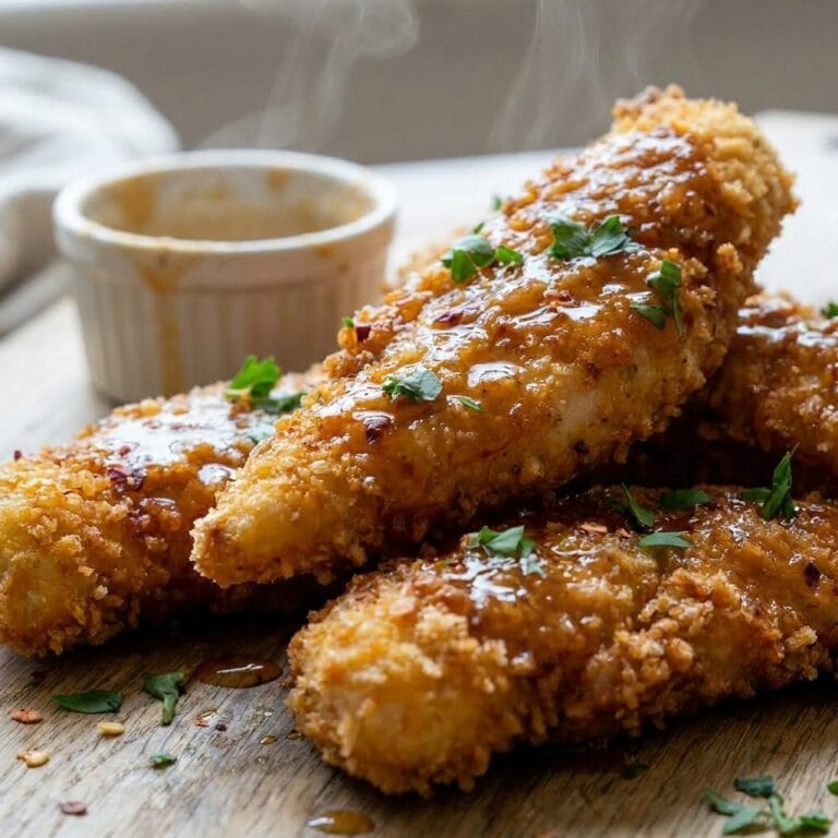 Crispy Hot Honey Ranch Chicken Tenders