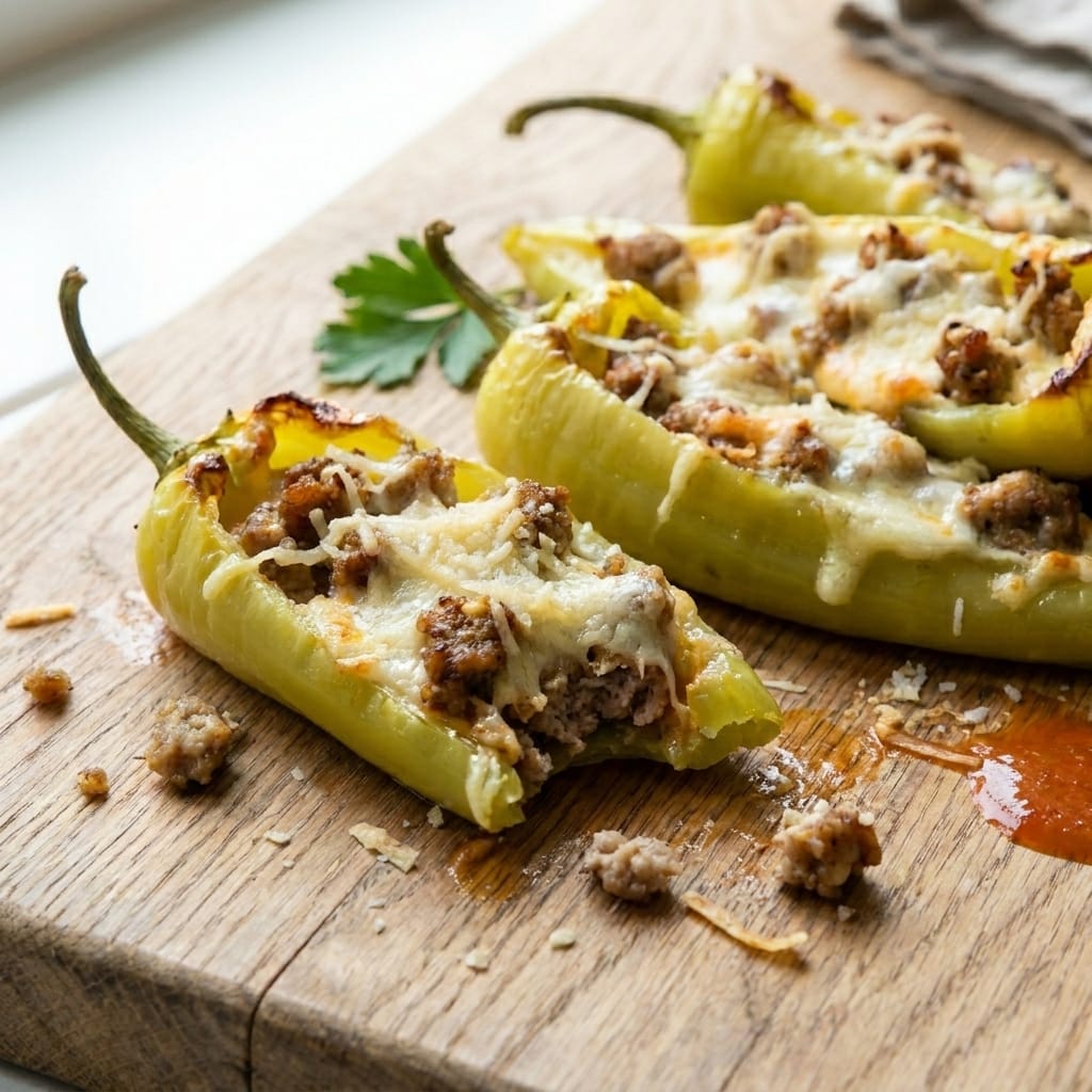 10-Minute Stuffed Banana Peppers