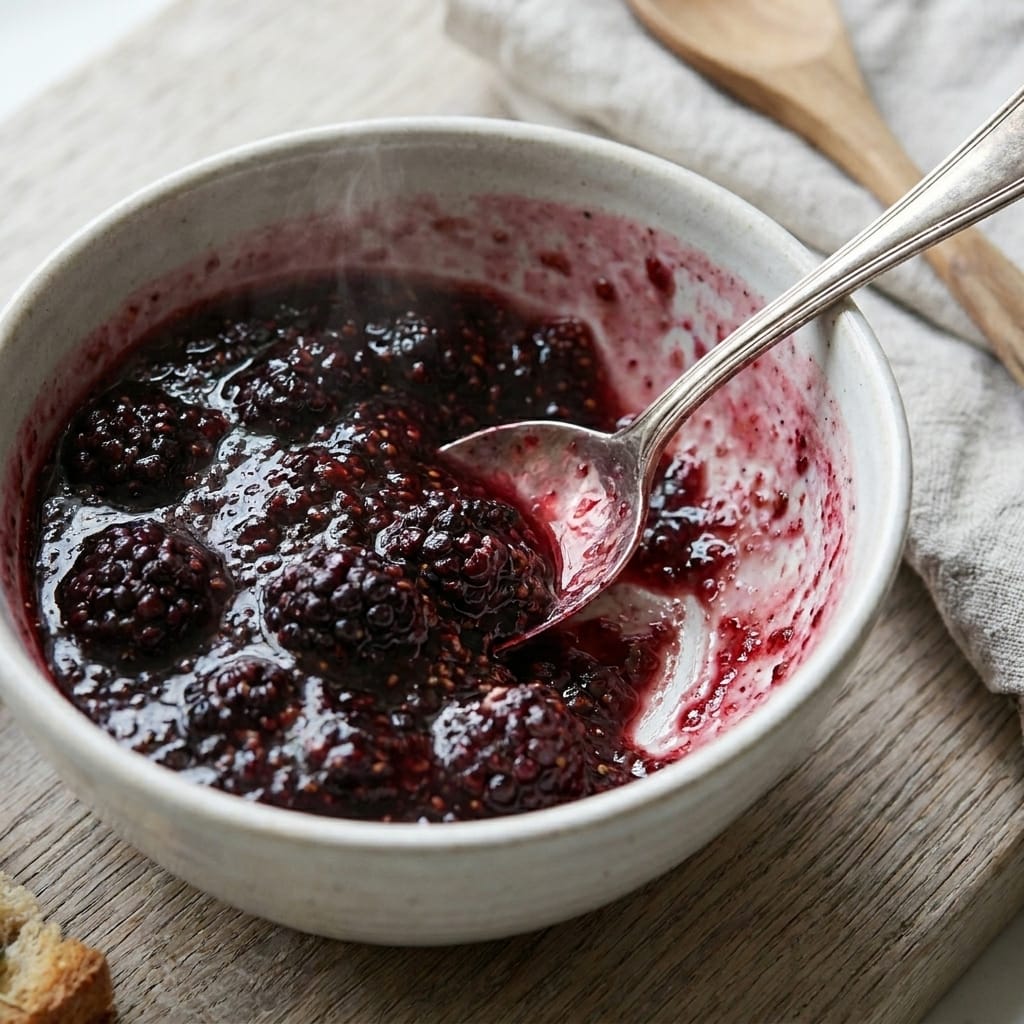 Quick Blackberry Chia Jam