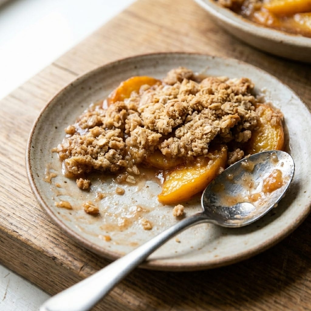 Quick & Easy Peach Crisp