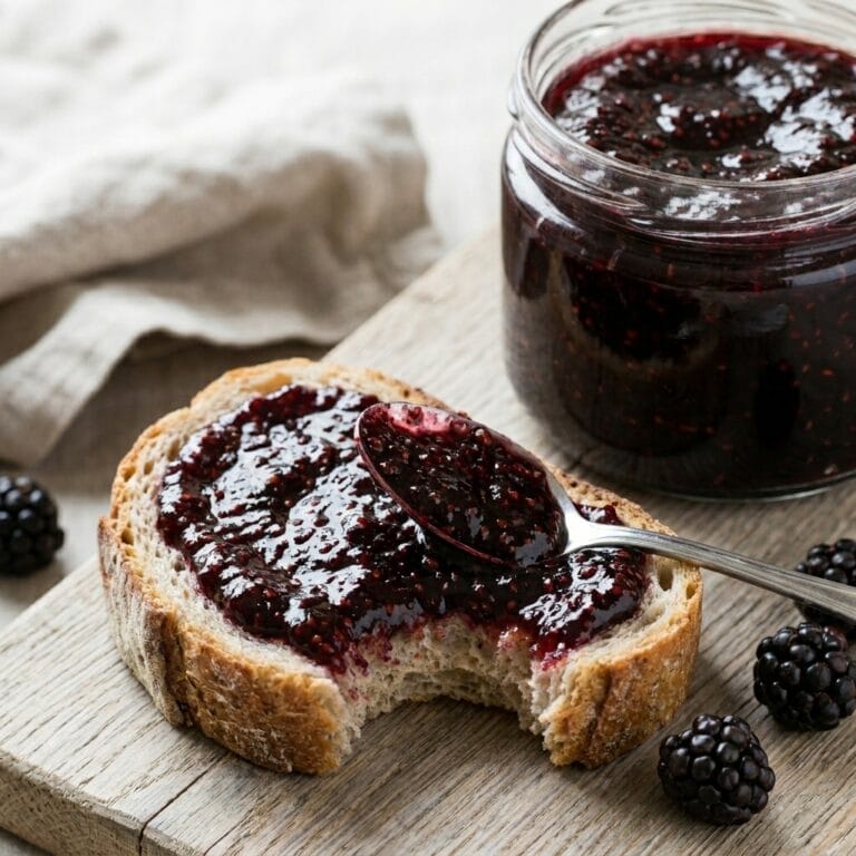 Simple Homemade Blackberry Freezer Jam