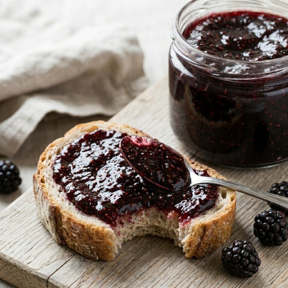 Simple Homemade Blackberry Freezer Jam