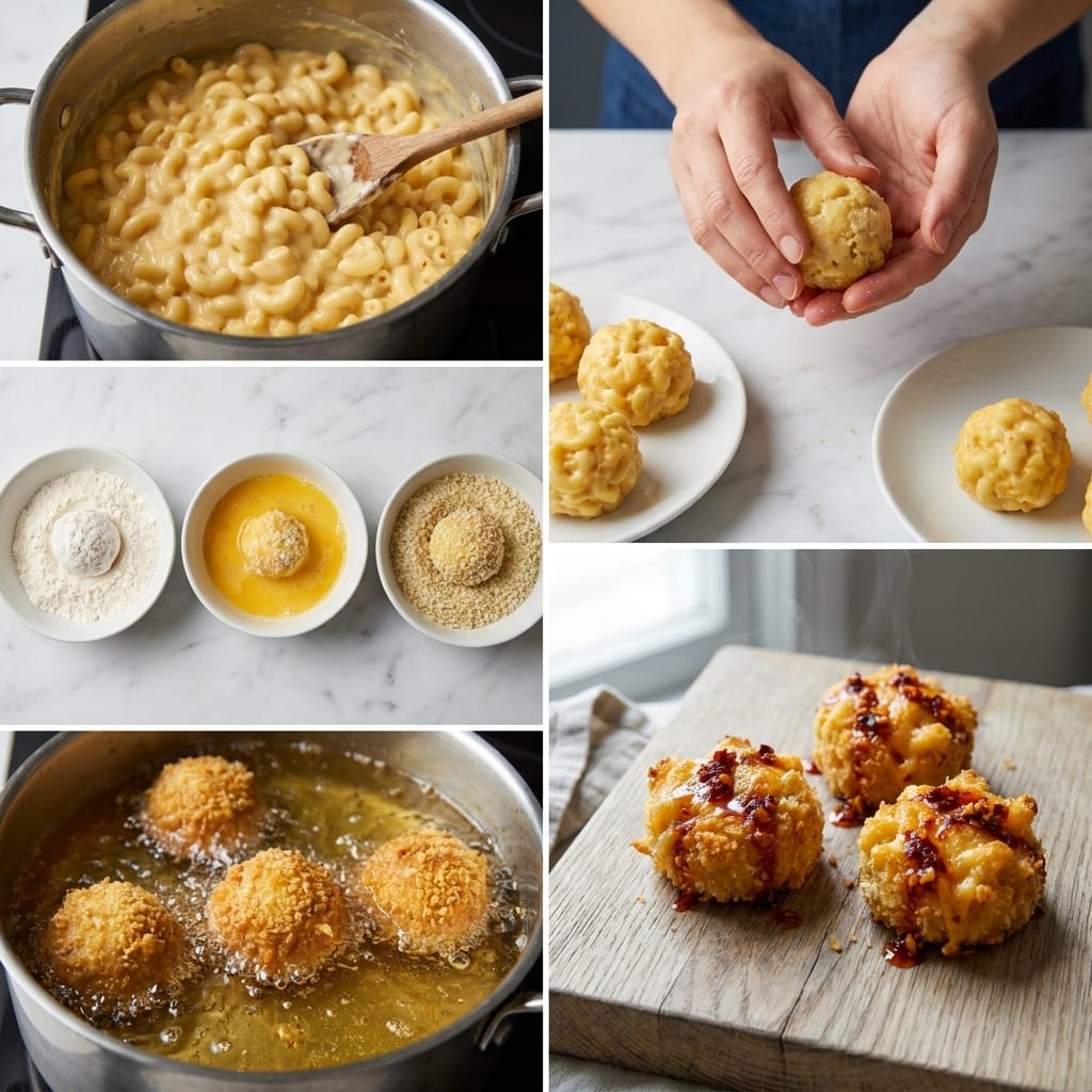 Crispy Chili Crisp Mac and Cheese Bites