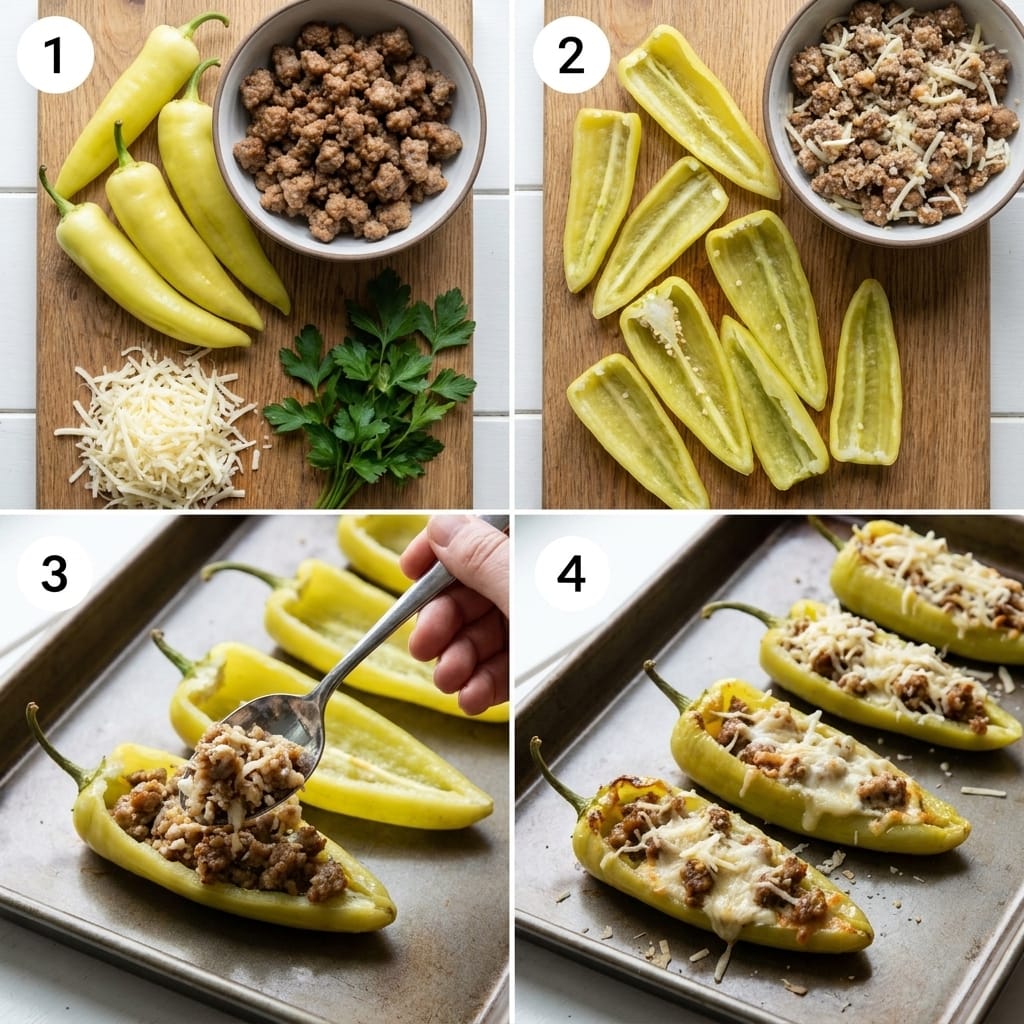 10-Minute Stuffed Banana Peppers