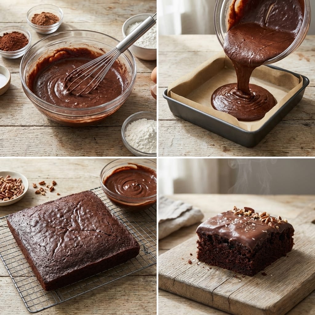 Brown Butter Father’s Day Chocolate Sheet Cake