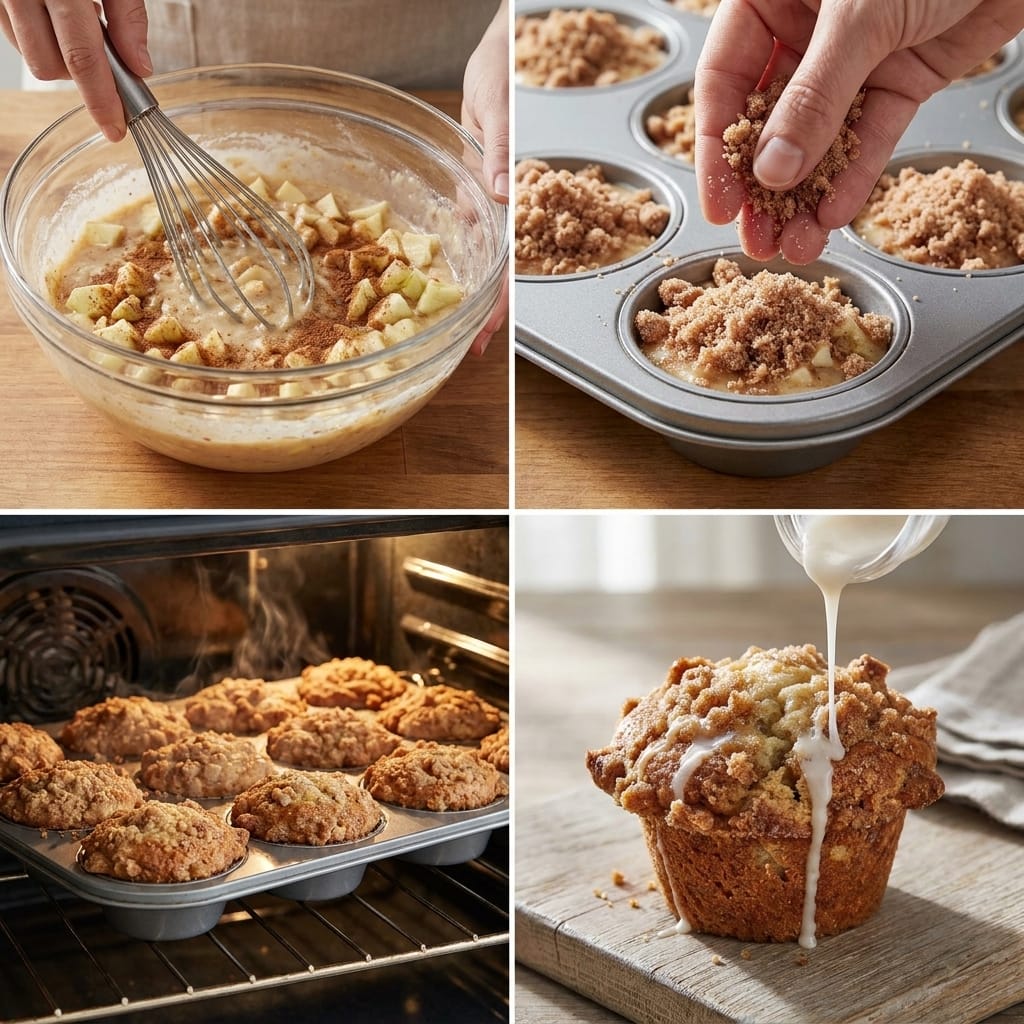 Cinnamon Crunch Coffee Cake Muffin Cake